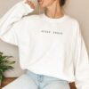 Jesus Save Christian Sweatshirt Faith Top - Image 2